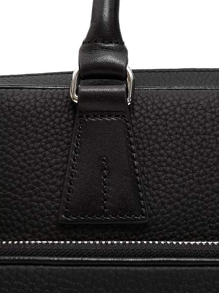 Портфель-сумка из натуральной кожи 9775-Polo Black Vasheron, Артикул: 9775-Polo Black фото №1