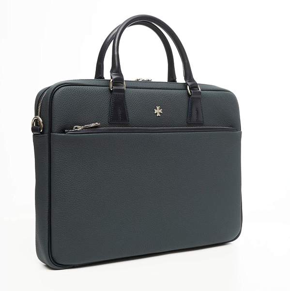 Портфель-сумка из натуральной кожи 9775-Polo D.Blue Vasheron, Артикул: 9775-Polo D.Blue фото №1