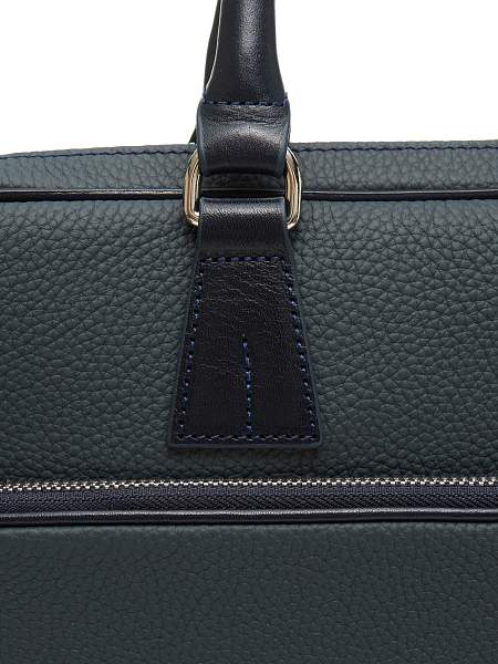 Портфель-сумка из натуральной кожи 9775-Polo D.Blue Vasheron, Артикул: 9775-Polo D.Blue фото №1