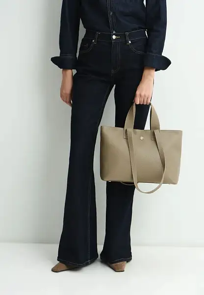 Женкская сумка из натуральной кожи 9817-Sand Platina Vasheron, Артикул: 9817-Sand Platina фото №1