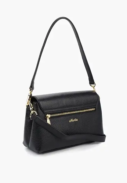 Сумка женская из натуральной кожи 9818-Polo Black Vasheron, Артикул: 9818-Polo Black фото №1