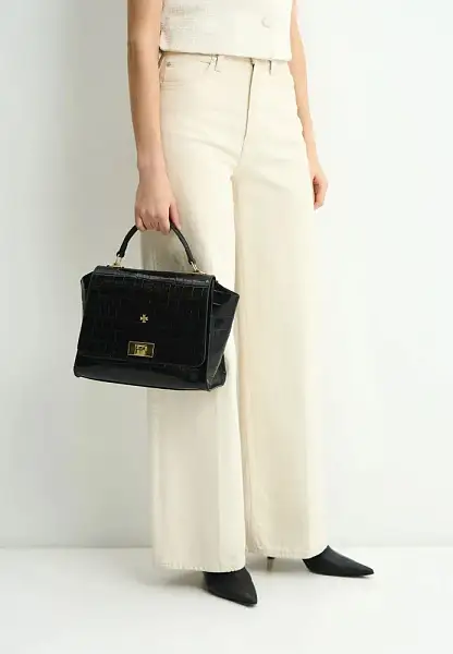 NARVIN Сумка натуральная кожа 9820-Croco Black Vasheron, Артикул: 9820-Croco Black фото №1