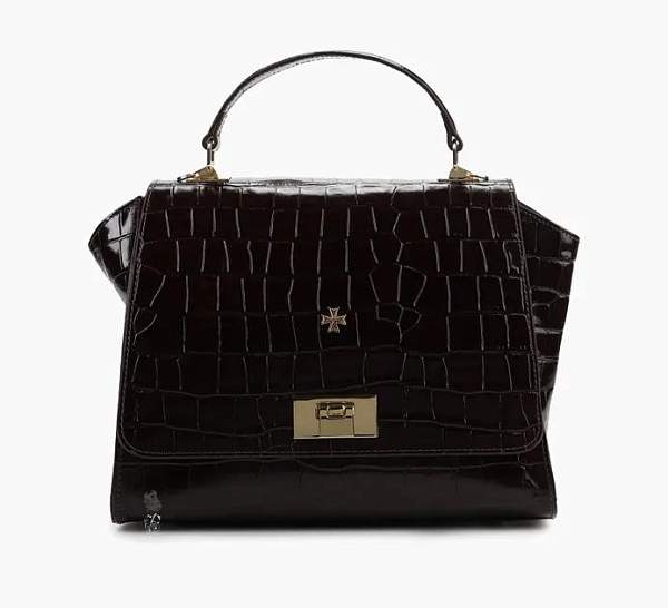 NARVIN Сумка натуральная кожа 9820-Croco Brown Vasheron, Артикул: 9820-Croco Brown фото №1