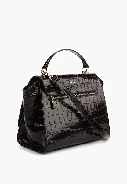 NARVIN Сумка натуральная кожа 9820-Croco Brown Vasheron, Артикул: 9820-Croco Brown фото №1