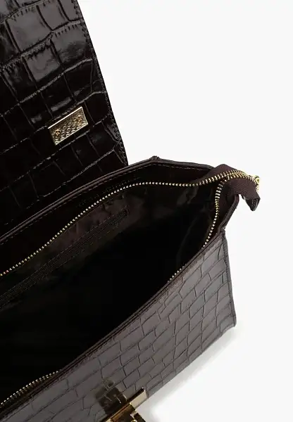 NARVIN Сумка натуральная кожа 9820-Croco Brown Vasheron, Артикул: 9820-Croco Brown фото №1