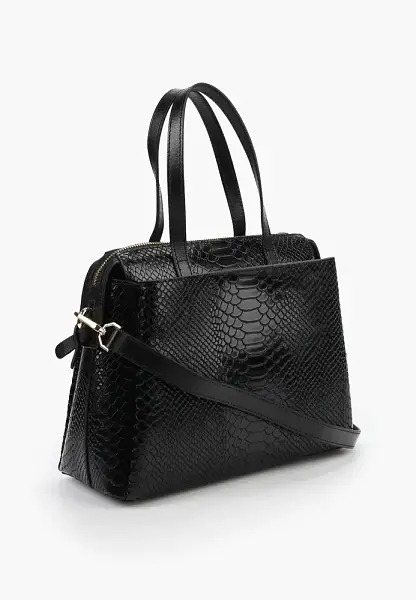 Сумка из натуральной кожи NARVIN 9821-Anaconda Black Vasheron, Артикул: 9821-Anaconda Black фото №1