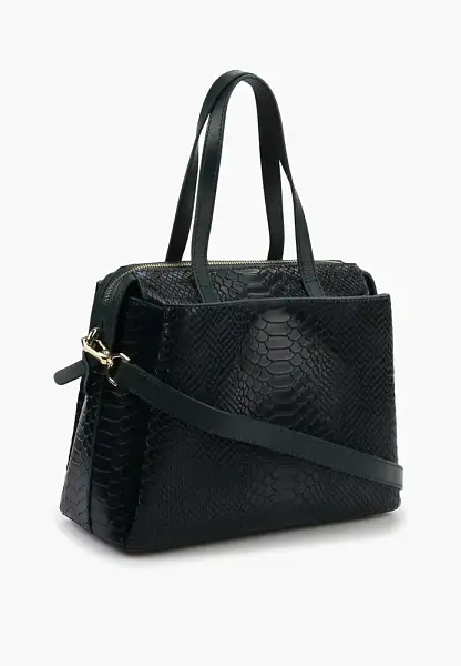 Сумка из натуральной кожи NARVIN 9821-Anaconda Green Vasheron, Артикул: 9821-Anaconda Green фото №1