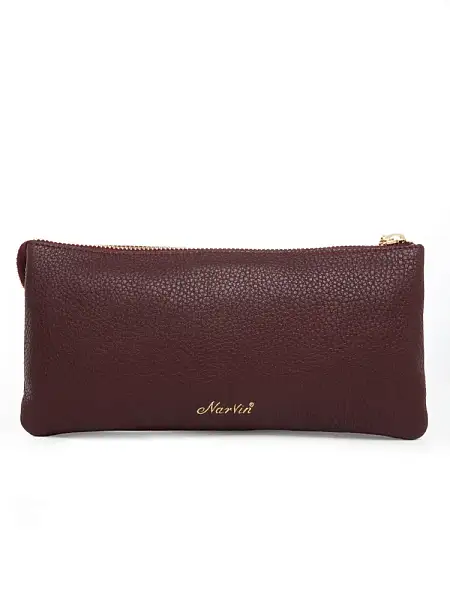 Сумка клатч NARVIN из натуральной кожи 9951-Polo Bordo Vasheron, Артикул: 9951-Polo Bordo фото №1