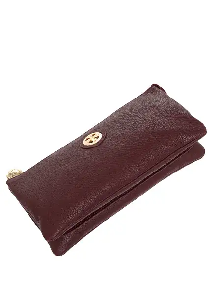 Сумка клатч NARVIN из натуральной кожи 9951-Polo Bordo Vasheron, Артикул: 9951-Polo Bordo фото №1