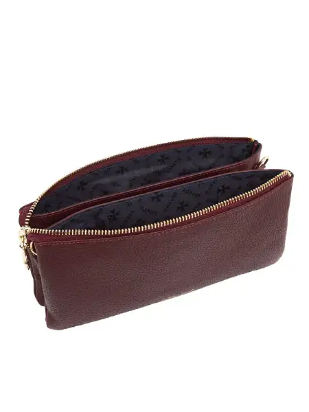 Сумка клатч NARVIN из натуральной кожи 9951-Polo Bordo Vasheron, Артикул: 9951-Polo Bordo фото №1