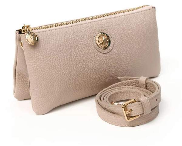 Сумка клатч NARVIN из натуральной кожи 9951-Shine Platina Vasheron, Артикул: 9951-Shine Platina фото №1