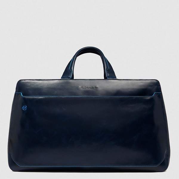 Дорожная сумка Piquadro кожаная синяя BV6596B2/BLU2 Piquadro, Артикул: BV6596B2/BLU2 фото №1