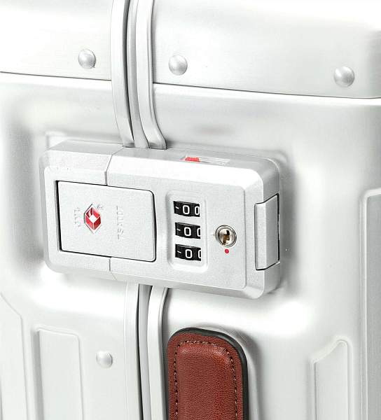 Алюминиевый чемодан Piquadro BV4425ALU/GRCU для ручной клади Piquadro, Артикул: BV4425ALU/GRCU фото №1