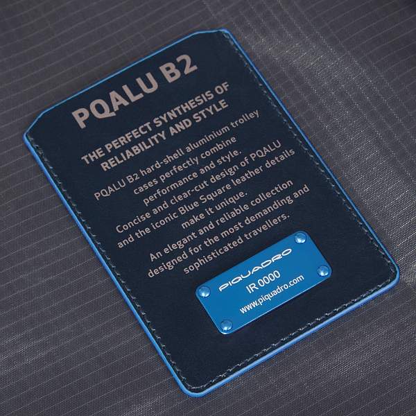 Алюминиевый чемодан Piquadro BV4425ALUB2/BLU2 для ручной клади синий Piquadro, Артикул: BV4425ALUB2/BLU2 фото №1