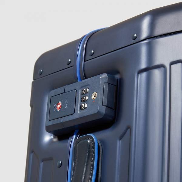 Алюминиевый чемодан Piquadro BV4425ALUB2/BLU2 для ручной клади синий Piquadro, Артикул: BV4425ALUB2/BLU2 фото №1