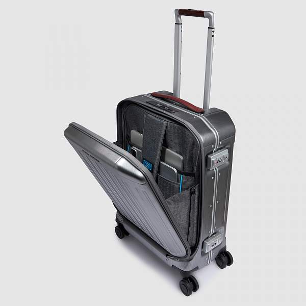 Чемодан из поликарбоната Piquadro BV6700PQLM/NCU с кодовым замком серый Piquadro, Артикул: BV6700PQLM/NCU фото №1