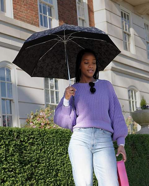 L354-4578 Glitter Bow (Блестящий бант) Зонт женский механика Fulton Fulton, Артикул: L354 -4578 фото №1