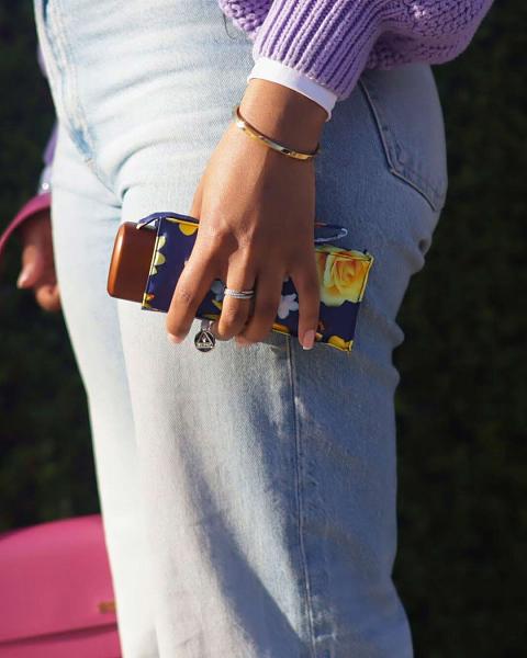 L501-4579 Tiny Bumble Bee Flora (Флора) Зонт женский механика Fulton Fulton, Артикул: L501-4579 фото №1