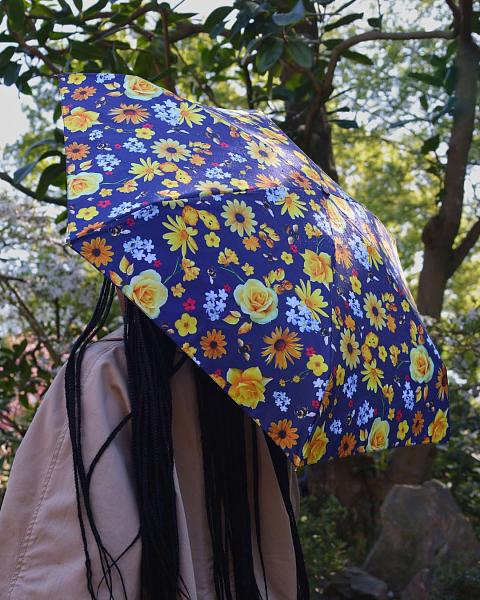 L501-4579 Tiny Bumble Bee Flora (Флора) Зонт женский механика Fulton Fulton, Артикул: L501-4579 фото №1