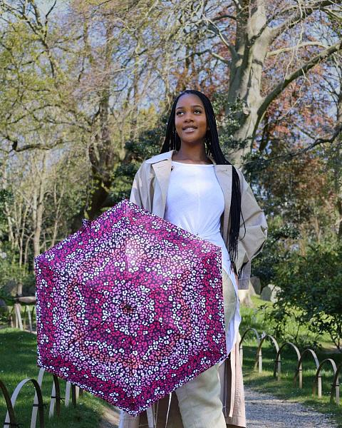 L501-4580 Tiny Funky Leopard (Флора в стиле леопарда) Зонт женский механика Fulton Fulton, Артикул: L501-4580 фото №1