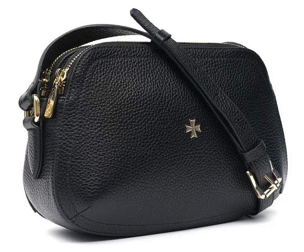 Женская сумка NARVIN из натуральной кожи 9819-Polo Black Vasheron, Артикул: 9819-Polo Black фото №1