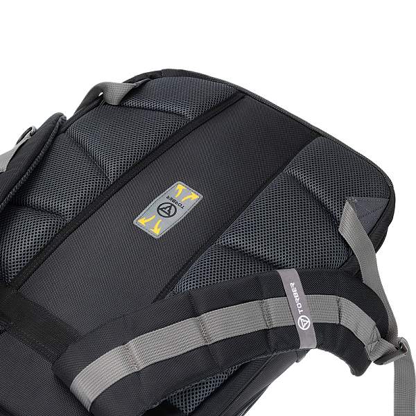 Рюкзак TORBER Forgrad с отделением для ноутбука 15.6", чёрный/серый, нейлон, 37 х 17 х 45 см T0762 Torber, Артикул: T0762 фото №1