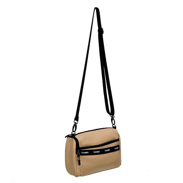 Сумка через плечо TORBER Nova, бежевый, нейлон/полиэстер, 25 х 17 х 9,5 см T10862 Torber, Артикул: T10862 фото №1