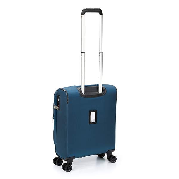 Чемодан TORBER Vivi, синий, полиэстер, 39 х 20 х 54 см, 36 л T1803S Torber, Артикул: T1803S фото №1
