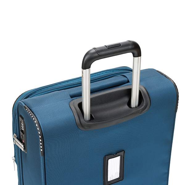 Чемодан TORBER Vivi, синий, полиэстер, 39 х 20 х 54 см, 36 л T1803S Torber, Артикул: T1803S фото №1