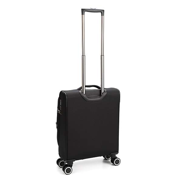 Чемодан TORBER Nero, чёрный, переработанный ПЭТ, 40 х 20 х 55 см, 37 л T3006S Torber, Артикул: T3006S фото №1