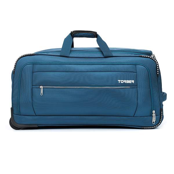 Сумка на колесах TORBER Vivi, синий, полиэстер, 69 х 30 х 32 см, 56 л T1803-BS Torber, Артикул: T1803-BS фото №1