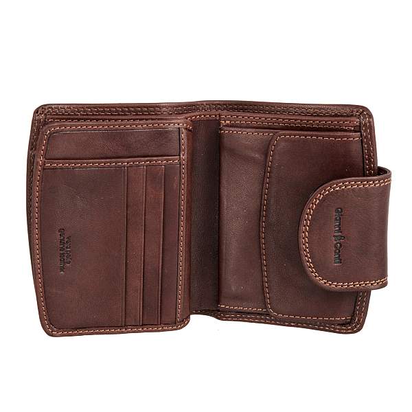 Портмоне коричневый Gianni Conti 918035 dark brown Gianni Conti, Артикул: 918035 dark brown фото №1