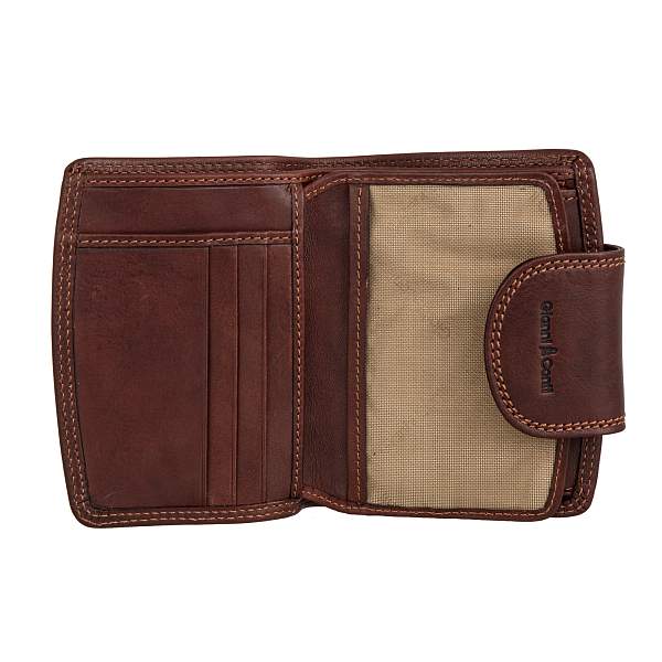Портмоне коричневый Gianni Conti 918035 dark brown Gianni Conti, Артикул: 918035 dark brown фото №1