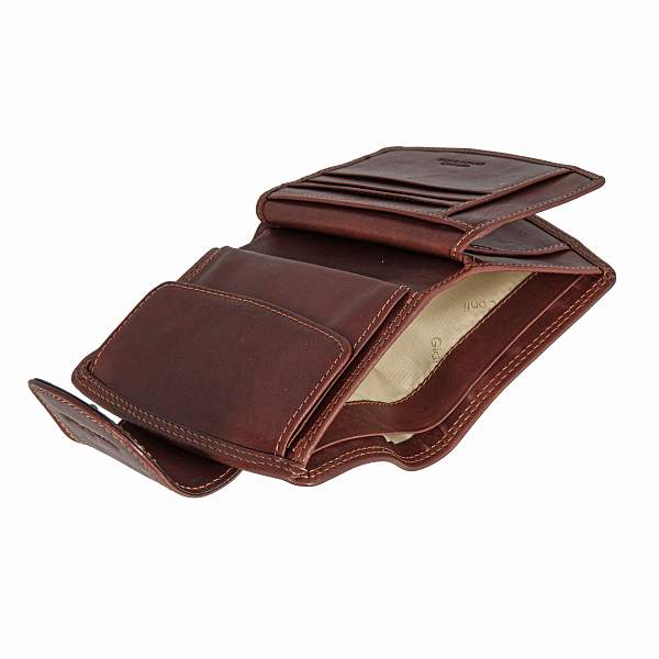 Портмоне коричневый Gianni Conti 918035 dark brown Gianni Conti, Артикул: 918035 dark brown фото №1