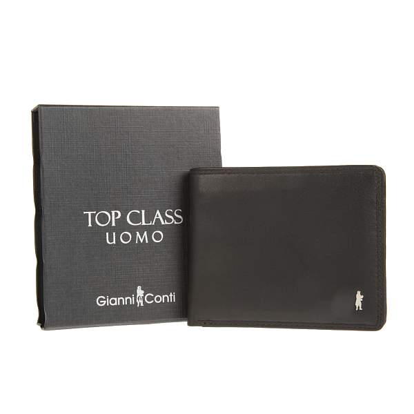 Портмоне черный Gianni Conti 507220 black Gianni Conti, Артикул: 507220 black фото №1