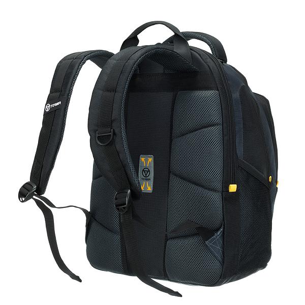 Рюкзак TORBER Forgrad с отделением для ноутбука 15.6", чёрный/серый, нейлон, 35,5 х 23 х 45 см T0761 Torber, Артикул: T0761 фото №1