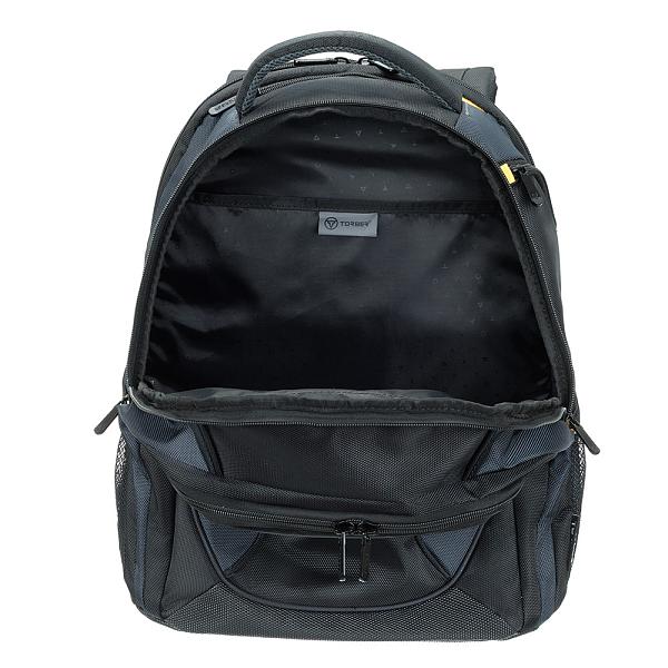 Рюкзак TORBER Forgrad с отделением для ноутбука 15.6", чёрный/серый, нейлон, 35,5 х 23 х 45 см T0761 Torber, Артикул: T0761 фото №1