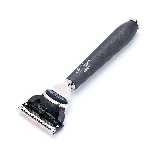 Бритвенный набор IL Ceppo: станок, помазок, подставка, качуковая смола/никелированная латунь, FUSION, натуральный ворс барсука BEST BADGER SET-S10316FT IL CEPPO, Артикул: SET-S10316FT фото №1