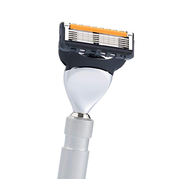 Бритвенный набор IL Ceppo: станок, помазок, подставка, чаша, алюминий/никелированная латунь, FUSION, натуральный ворс барсука BEST BADGER SET-S12070FT IL CEPPO, Артикул: SET-S12070FT фото №1