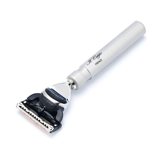 Бритвенный набор IL Ceppo: станок, помазок, подставка, чаша, алюминий/никелированная латунь, FUSION, натуральный ворс барсука BEST BADGER SET-S12070FT IL CEPPO, Артикул: SET-S12070FT фото №1