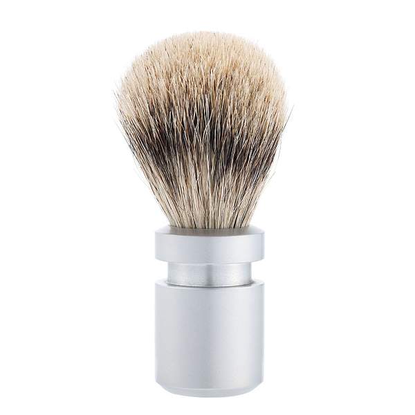 Бритвенный набор IL Ceppo: станок, помазок, подставка, чаша, алюминий/никелированная латунь, FUSION, натуральный ворс барсука BEST BADGER SET-S12070FT IL CEPPO, Артикул: SET-S12070FT фото №1