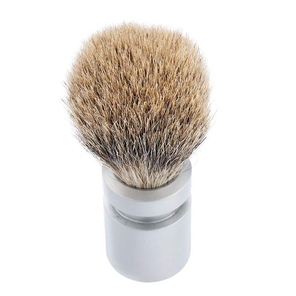 Бритвенный набор IL Ceppo: станок, помазок, подставка, чаша, алюминий/никелированная латунь, FUSION, натуральный ворс барсука BEST BADGER SET-S12070FT IL CEPPO, Артикул: SET-S12070FT фото №1