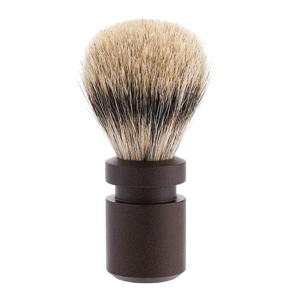 Бритвенный набор IL Ceppo: станок, помазок, подставка, чаша, алюминий/никелированная латунь, FUSION, натуральный ворс барсука BEST BADGER SET-S12071FT IL CEPPO, Артикул: SET-S12071FT фото №1