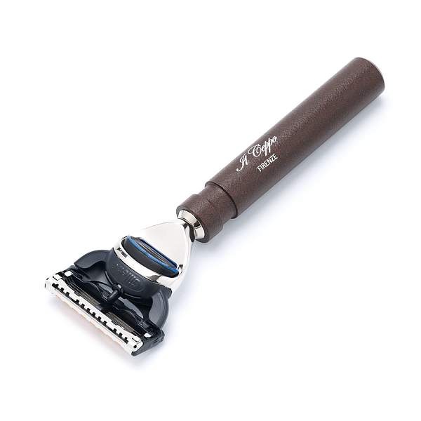 Бритвенный набор IL Ceppo: станок, помазок, подставка, алюминий/никелированная латунь, FUSION, натуральный ворс барсука BEST BADGER SET-S11971FT IL CEPPO, Артикул: SET-S11971FT фото №1