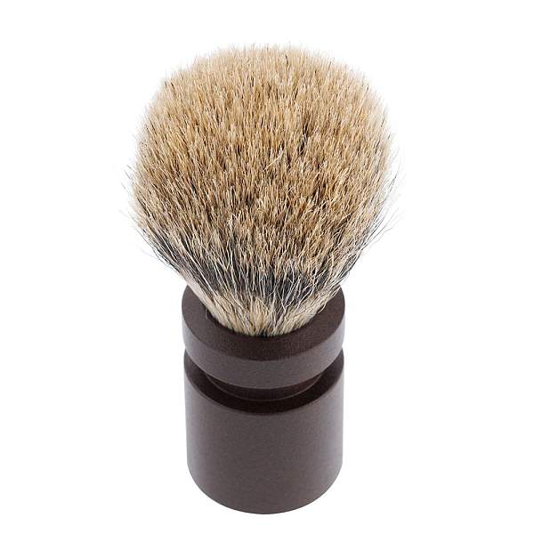 Бритвенный набор IL Ceppo: станок, помазок, подставка, алюминий/никелированная латунь, FUSION, натуральный ворс барсука BEST BADGER SET-S11971FT IL CEPPO, Артикул: SET-S11971FT фото №1