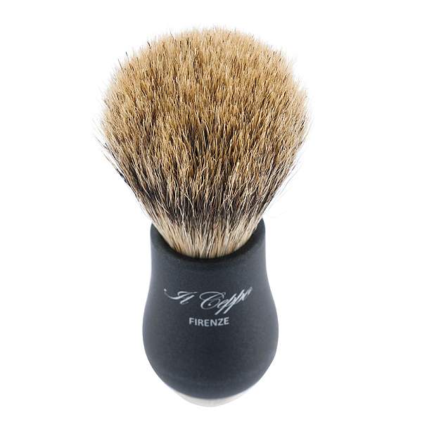 Бритвенный набор IL Ceppo: станок, помазок, подставка, чаша, качуковая смола/никелированная латунь, FUSION, натуральный ворс барсука BEST BADGER SET-S10416FT IL CEPPO, Артикул: SET-S10416FT фото №1