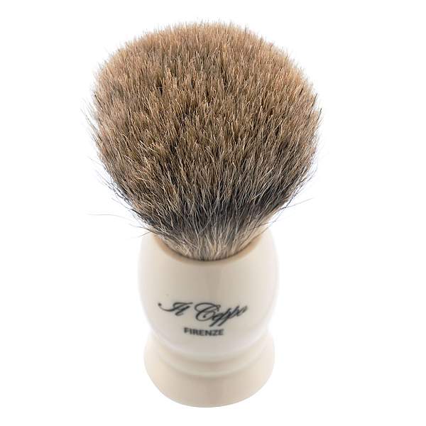 Помазок для бритья IL Ceppo, каучуковая смола, барсучий ворс, рукоять - цвет слоновой кости PE309T IL CEPPO, Артикул: PE309T фото №1