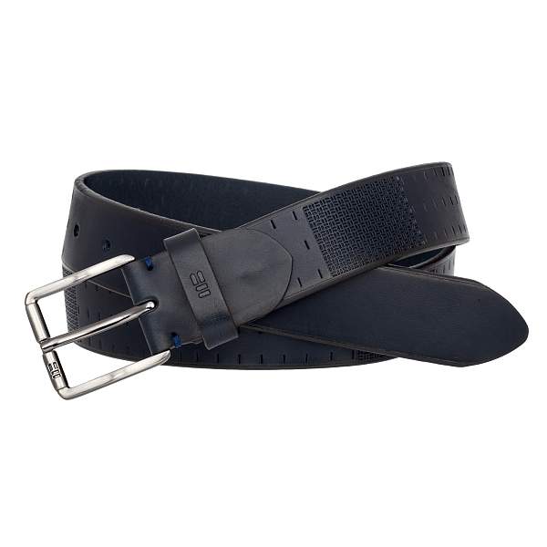 Ремень синий Miguel Bellido 765/35 2654 navy blue 12 Miguel Bellido, Артикул: 765/35 2654 navy blue 12 фото №1