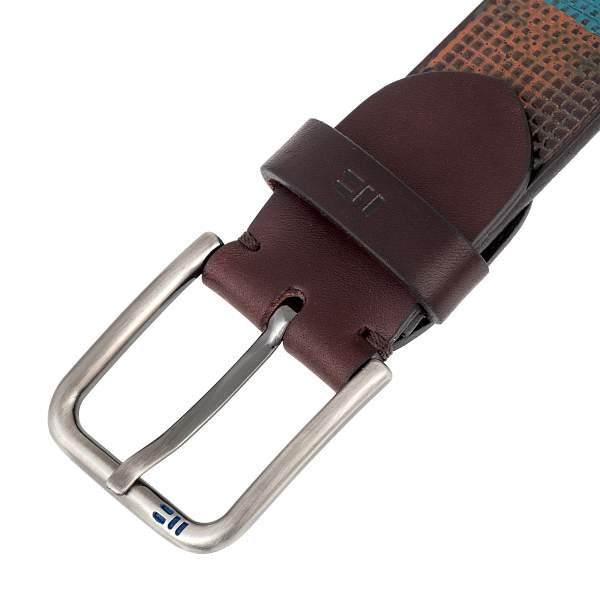 Ремень коричневый /ручное окраш.-оранж, зеленый, голубой Miguel Bellido 755/35 2652 brown-blue 64 Miguel Bellido, Артикул: 755/35 2652 brown-blue 64 фото №1