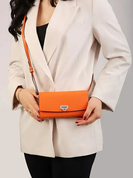 Сумка женская клатч-портмоне из натуральной кожи P056D.X10.89 Petek, Артикул: P056D.X10.89 фото №1